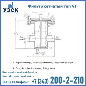 Фильтр сетчатый ФС по Т-ММ-11-2003 в Рязани