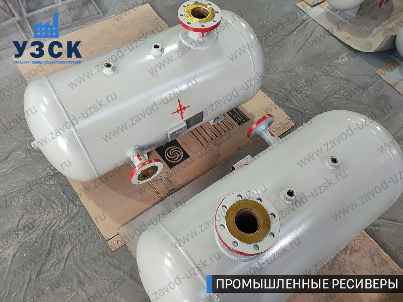 фотография промышленных ресиверовдля газа Рязань